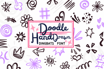 Creative Projects with Hand Drawn Doodle Fonts