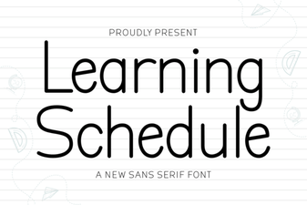 Best Fonts for Your Study Schedule & Planner