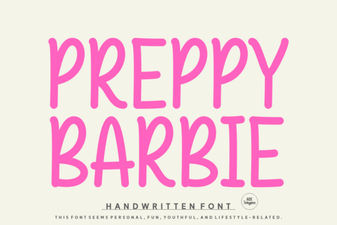 Free Preppy Barbie Font Downloads