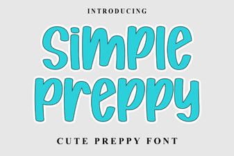 Simple Preppy Fonts for Clean Design Projects
