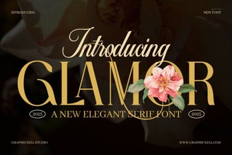 Glamor Font Styles for Modern Web Design